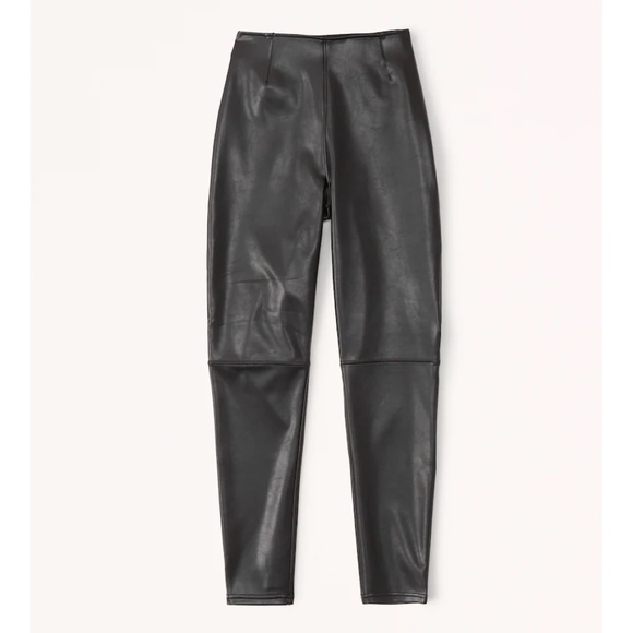 Abercrombie & Fitch Pants - Abercrombie & Fitch Curve Love Vegan Leather Skinny Legging